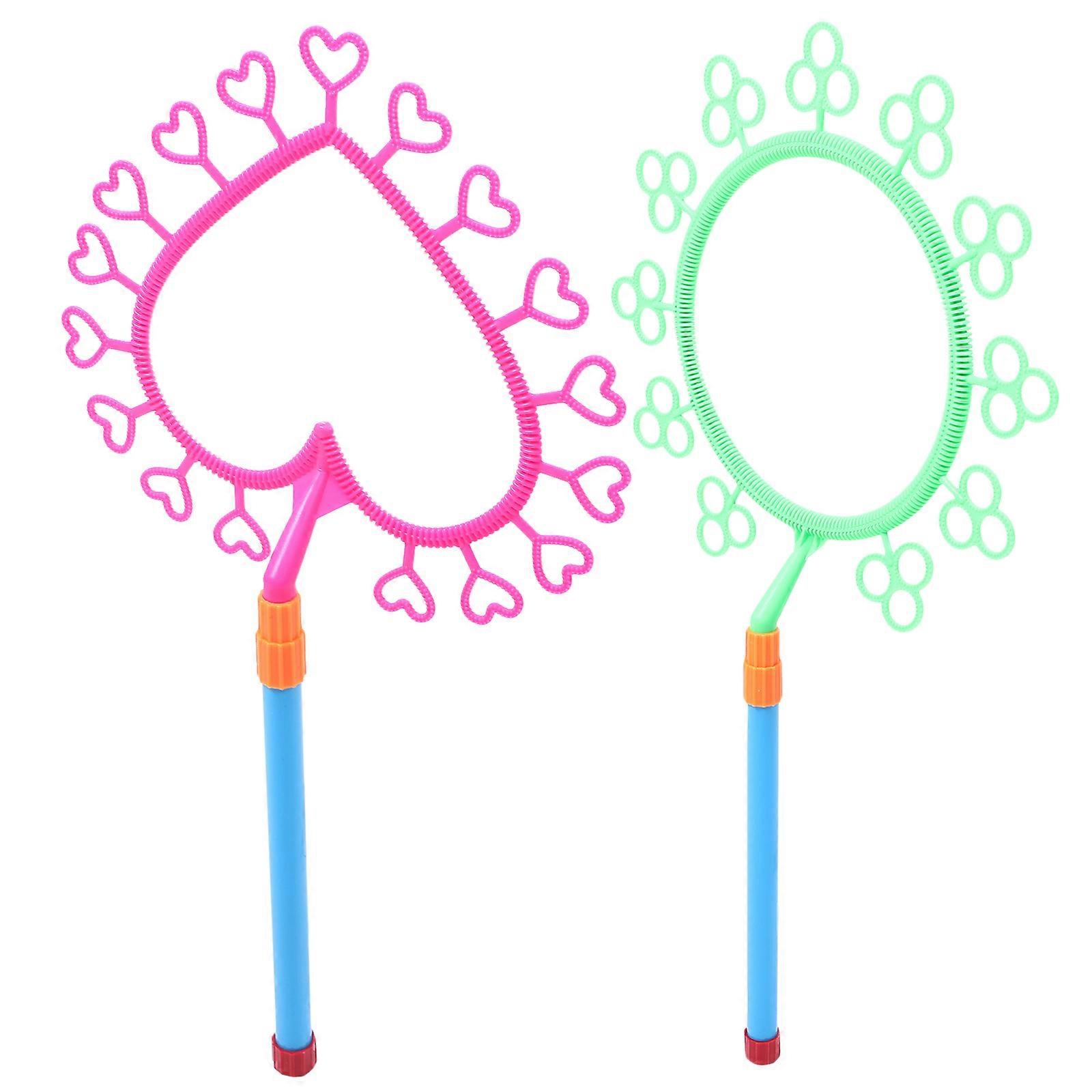 2Pcs Big Bubble Wand Large Bubble Maker Bubble Wand Bubbles Maker Outdoor Toys Party Favors