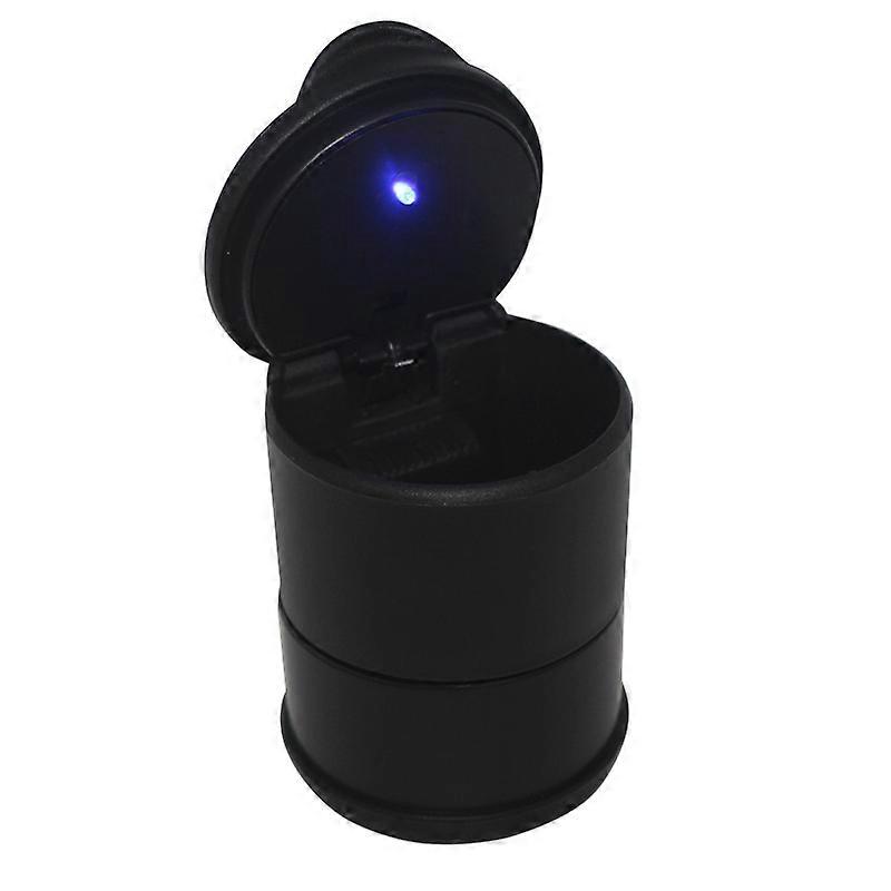 1pcs Car Led Ashtray Garbage Coin Storage Cup Container Cigar Ash Tray Car Styling Universal Size Ashtrays - Car Ashtray