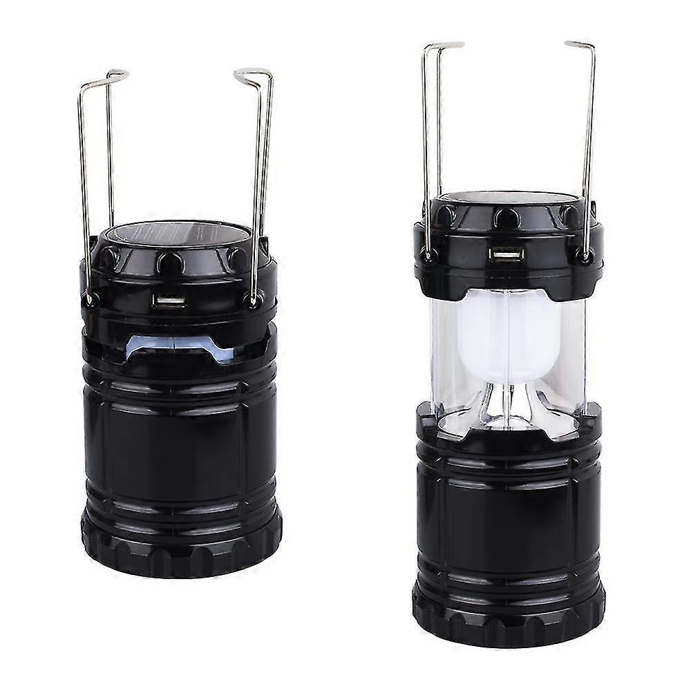Led Camping Lantern Waterproof Solar Flashlight Emergency Lamp