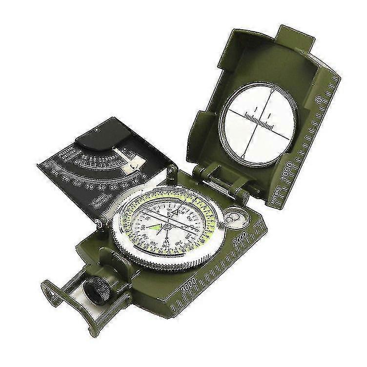 Professional Multifunctional Compass, All Metal Military Waterproof High Accuracy Compass -bba