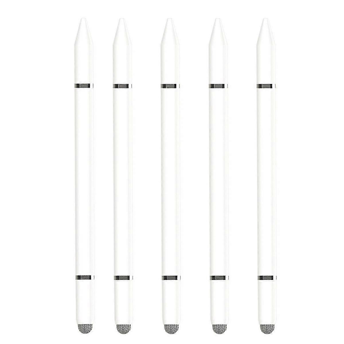 3-in-1 Touch Screen Capacitive Pen For Tablet Cell Phone Universal Stylus For Drawing Pen,white