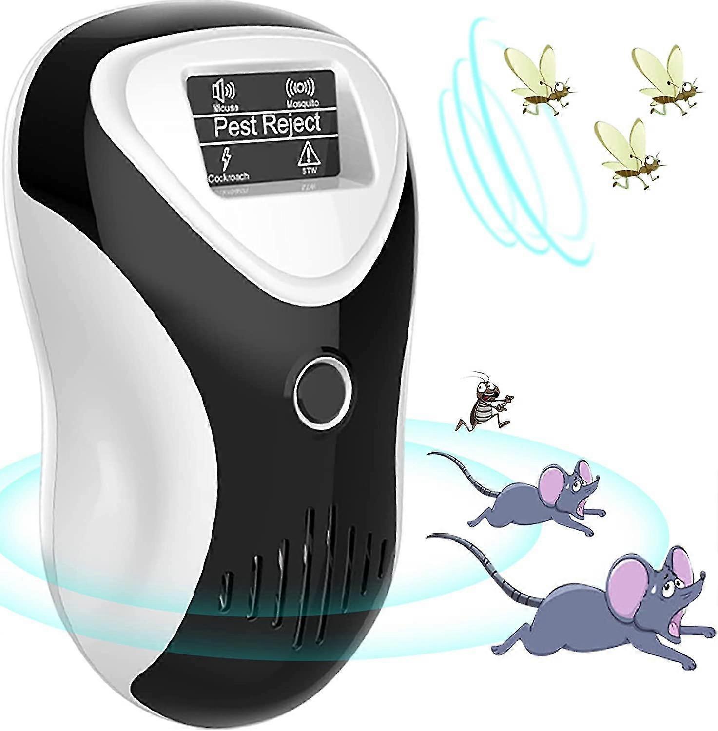 Ultrasonic Pest Repeller,4 Modes Pest Repellent Ultrasonic Plug In, Mouse Repellent, Spider Repellent,electronic Pest