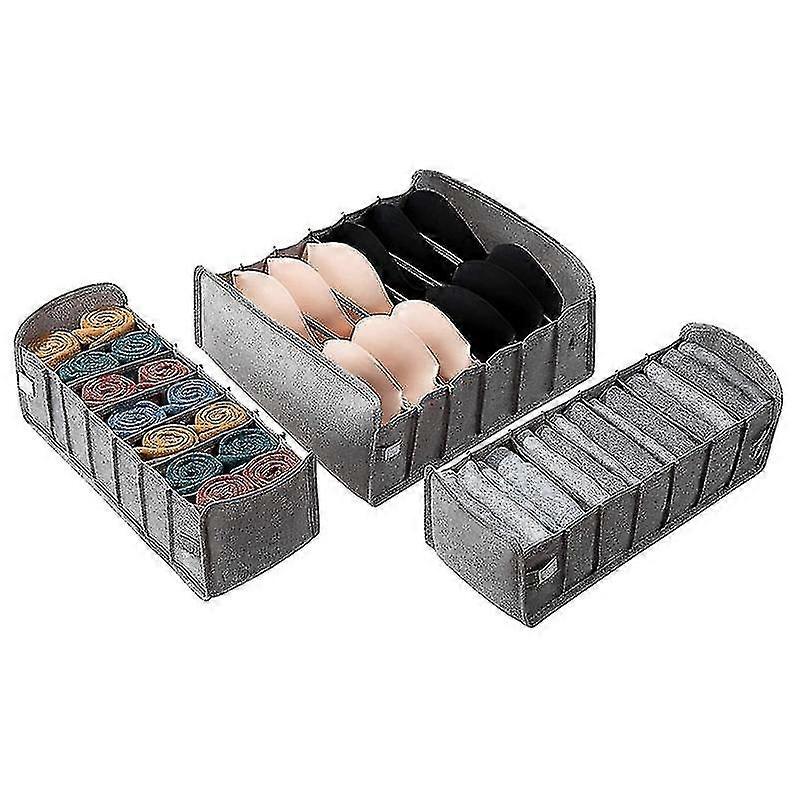 drawer storage bag collapsible closet storage bag drawer 3-piece set