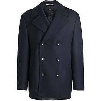 BOSS Wool H-Clay Pea Coat