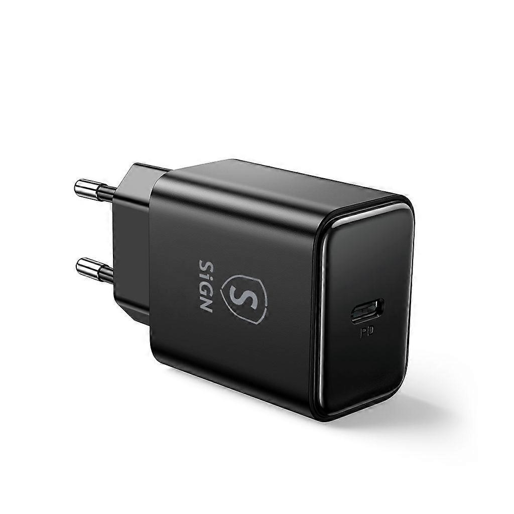 USB-C PD Ladegerät 20W - Schwarz
