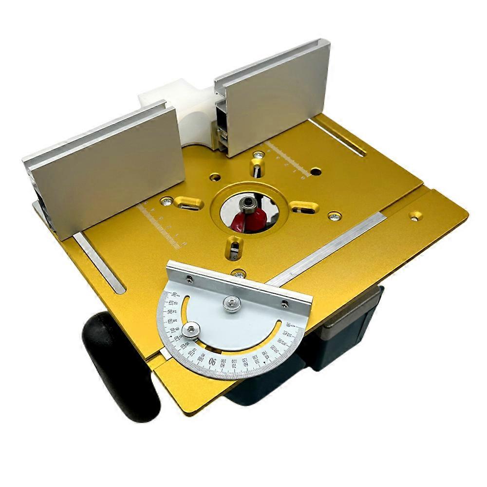 Set of 3 Router Table Insert Plate Wood Milling Flip Board Trimming Machine Engraving Auxiliary Tool Woodworking Benches