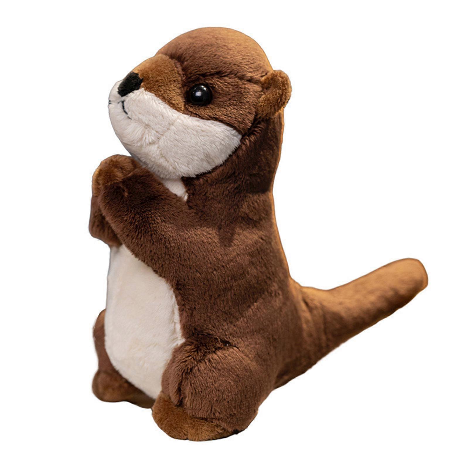 Cute Praying Sea-Otter Plush Toy for Kid PP Cotton Stuffed Sleeping Mate Pillow for Kid Boy Girl Women Men