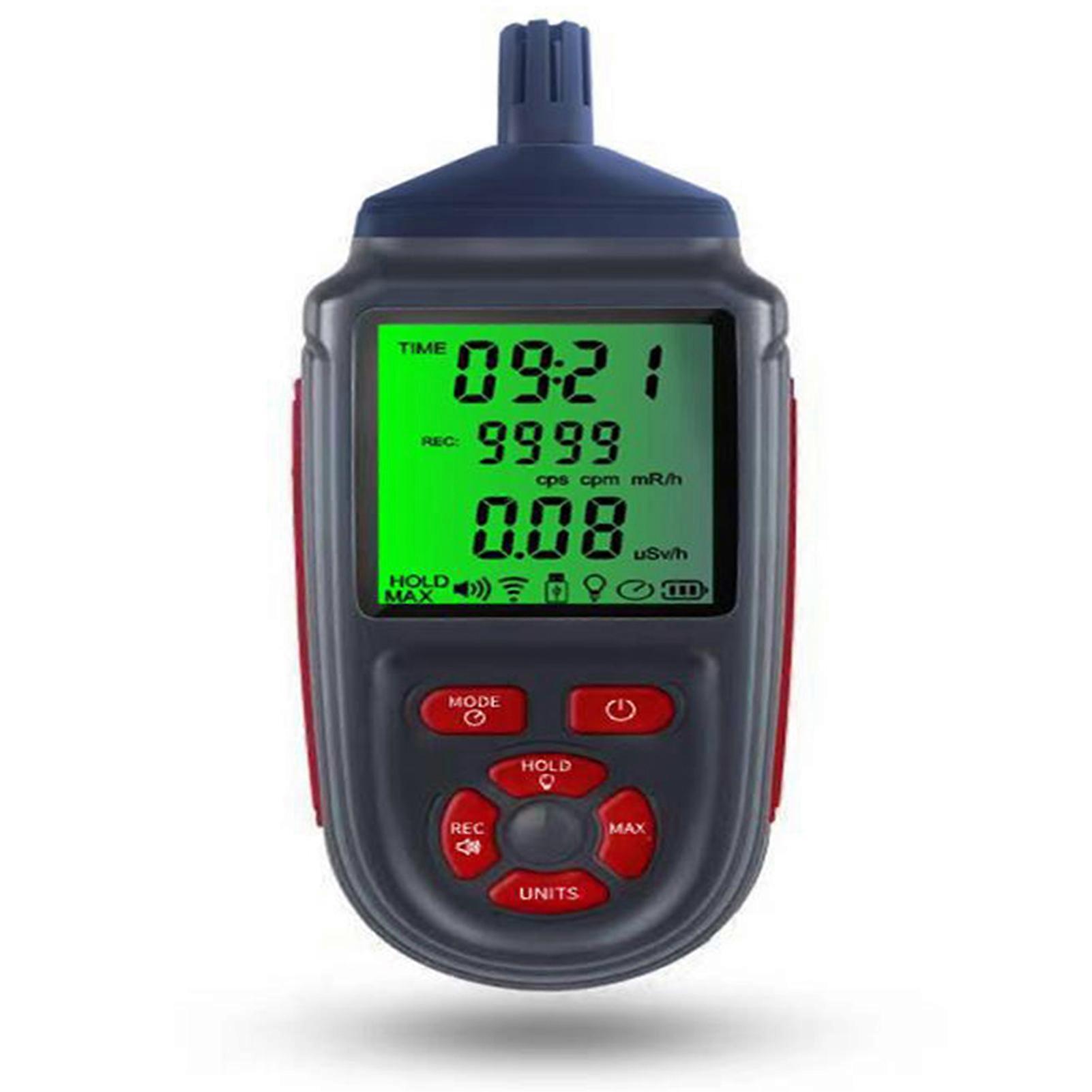 Ionizing Radiation Detector Multifunctional Geigers Counter Portable Radiation Dosimeter Detectors