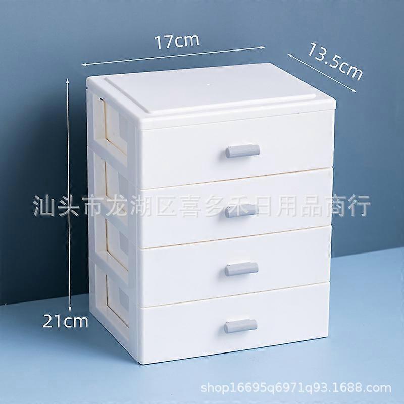 Desktop Drawer Storage Box No Drilling Toiletries Storage Case for Home Supplies Daily Items