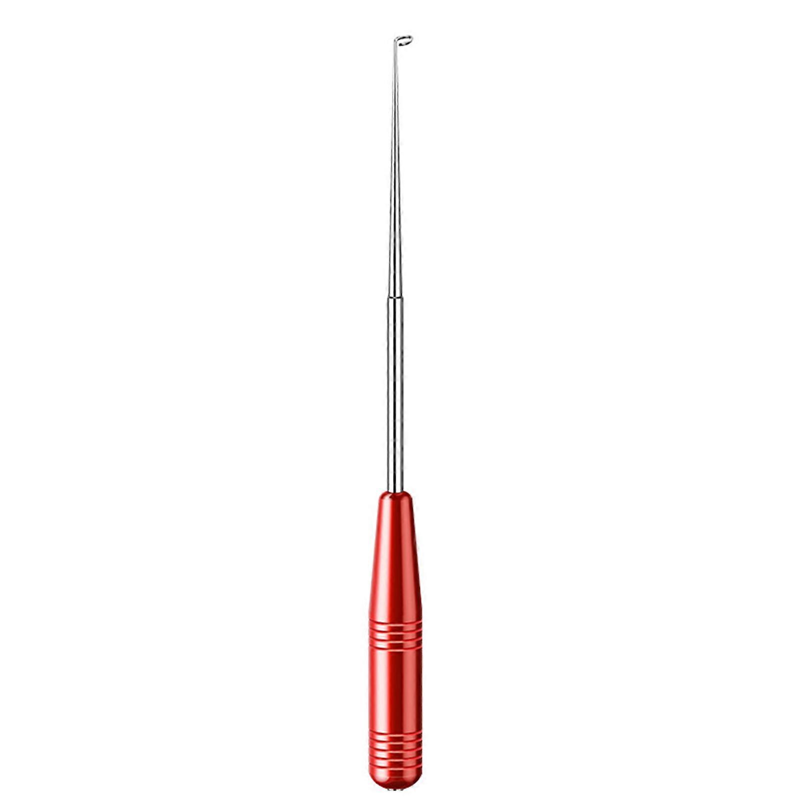 Stainless Steel Easy Fish Hook Remover Safety Fishing Hook Extractor Detacher Rapid Decoupling Device Fishing Tools Red