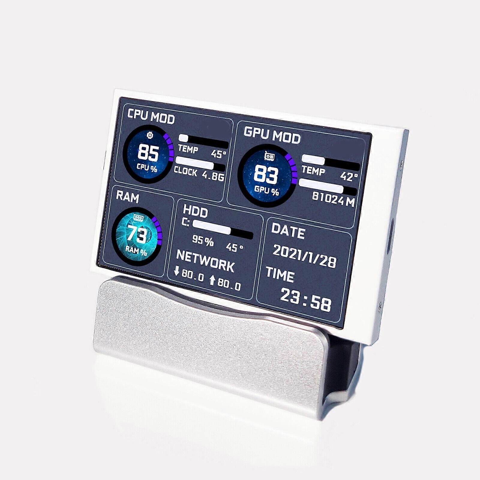 3.5"IPS Screen Type-C Monitor Secondary Mini IPS Monitor Computer Free of AIDAlo Fk