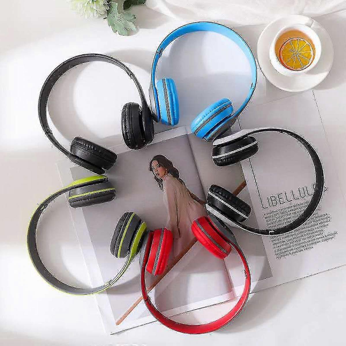 Wireless Bluetooth Headset 5.0 Over-ear Foldable Plug-in Universal Headset Xq-ej220
