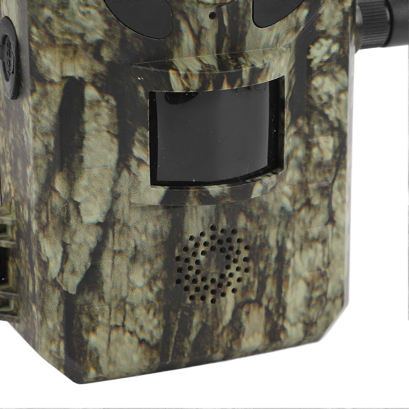 2K Solar Trail Camera Waterproof 0.2s Trigger Motion Activated Infrared Night Vision 4G LTE Wildlife Camera for Outdoor