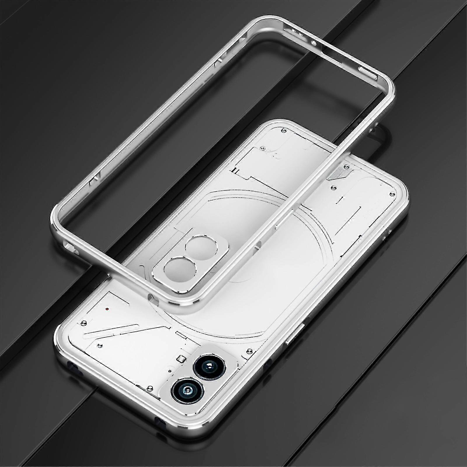 Case Compatible Nothing Phone 2, Aluminum Slim Metal Frame Armor With Soft Inner Bumper For Nothing Phone 2 -ys
