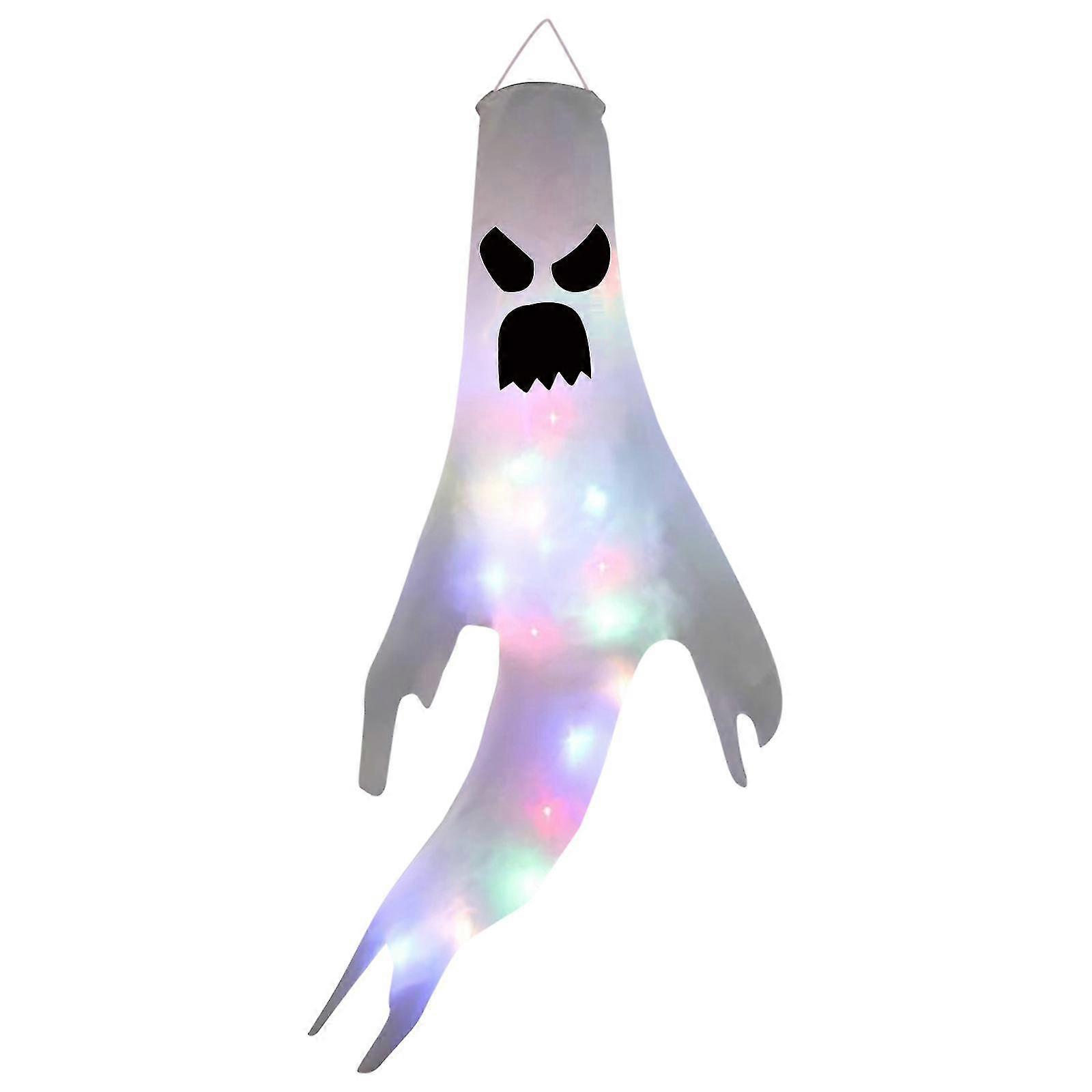 Halloween Decorative Printing Led Light String Ghost Pendant