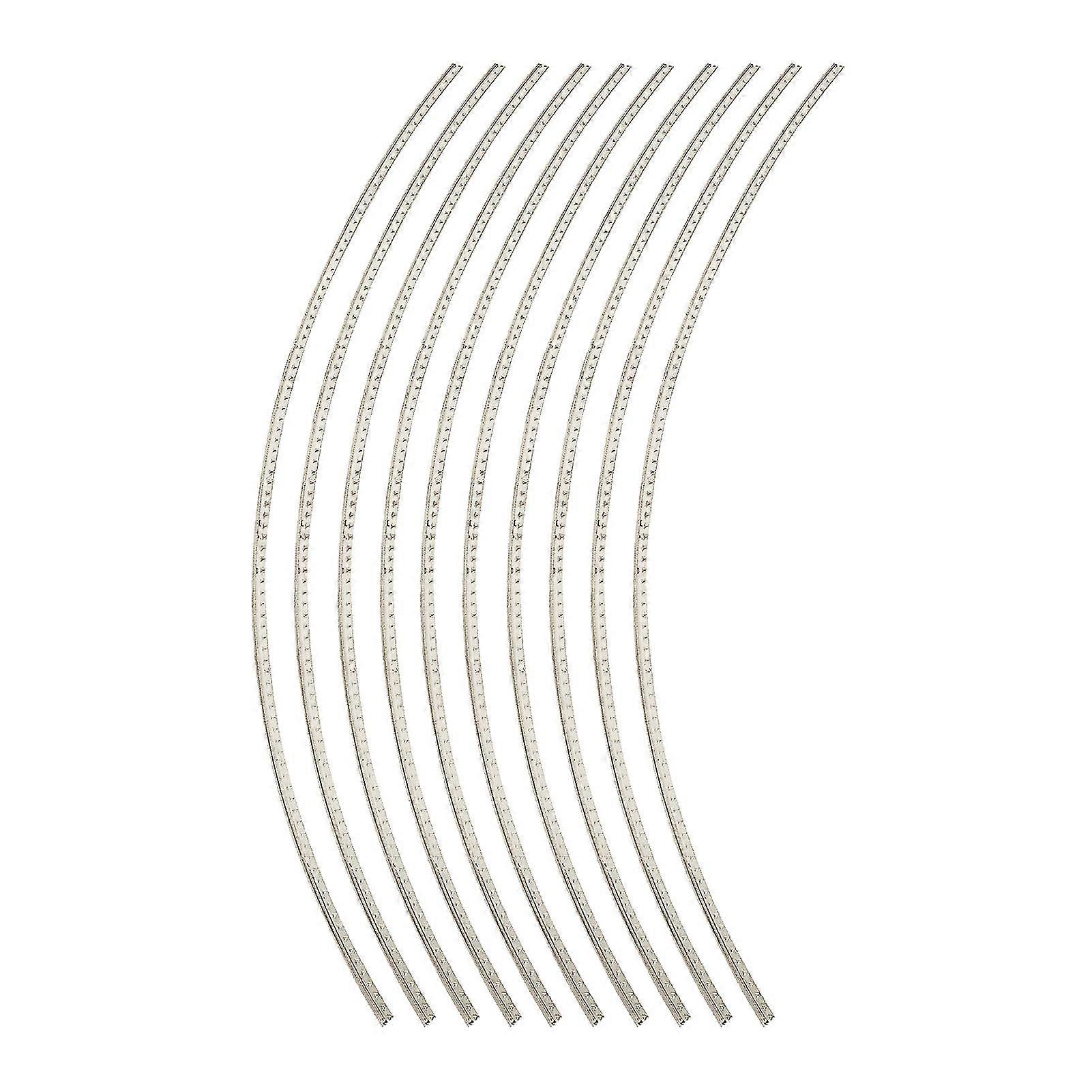 Kaesi 10pcs Fret Wire Diy Anti-corrosion Fine Workmanship Electric Guitar Fret Wires For Professional Use