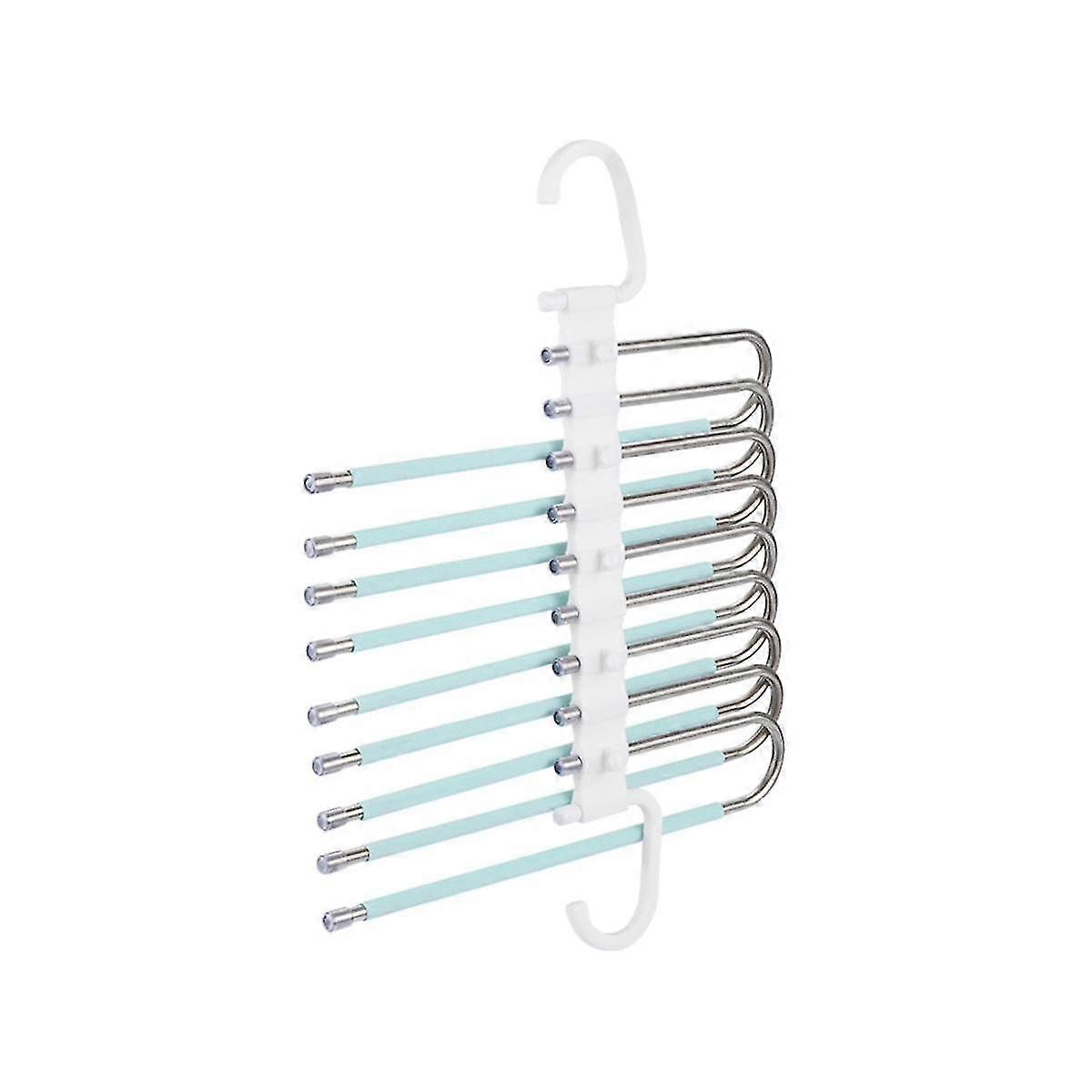 -functal 9 In 1 Pants H For Clothes Rack Adjable Closet Izer Trouser Stora R