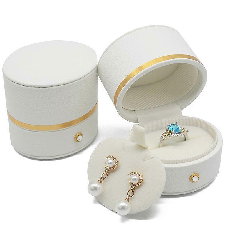 Leather Ring Box Engagement Proposal Wedding