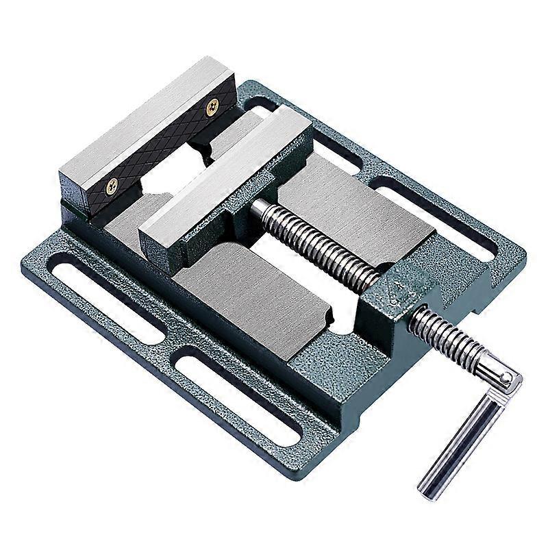 100mm Machine Vise, Drill Press Vise with Sliding Rail Guide Design for Milling Machines, Drilling Machines and Machine Maintenance