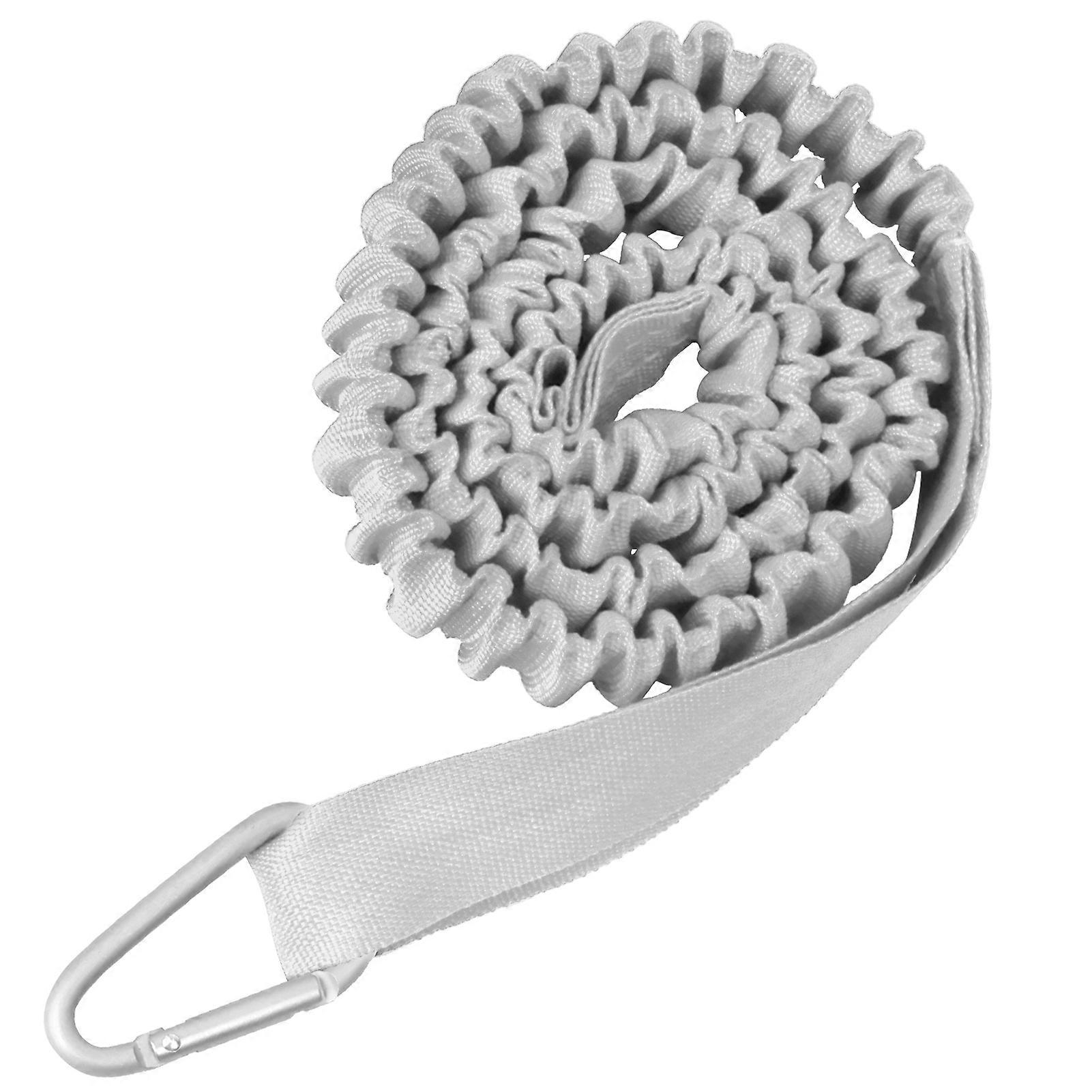 Kaesi Paddle Rope Stretchable High Strength Adjustable Fine Stitching with Safety Hook Convenient Carrying Wear-resistant Surfboard Bungee Keeper Coi