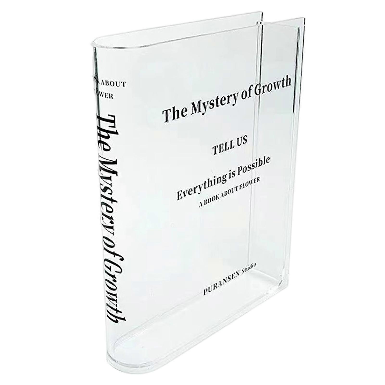 Bok, Vas, Transparent, Brev, Tryck, Bok, Form, Blomsterarrangemang, Ins Stil, Gradient, Färg, Blomma, Vas Hushållsartiklar KAESI