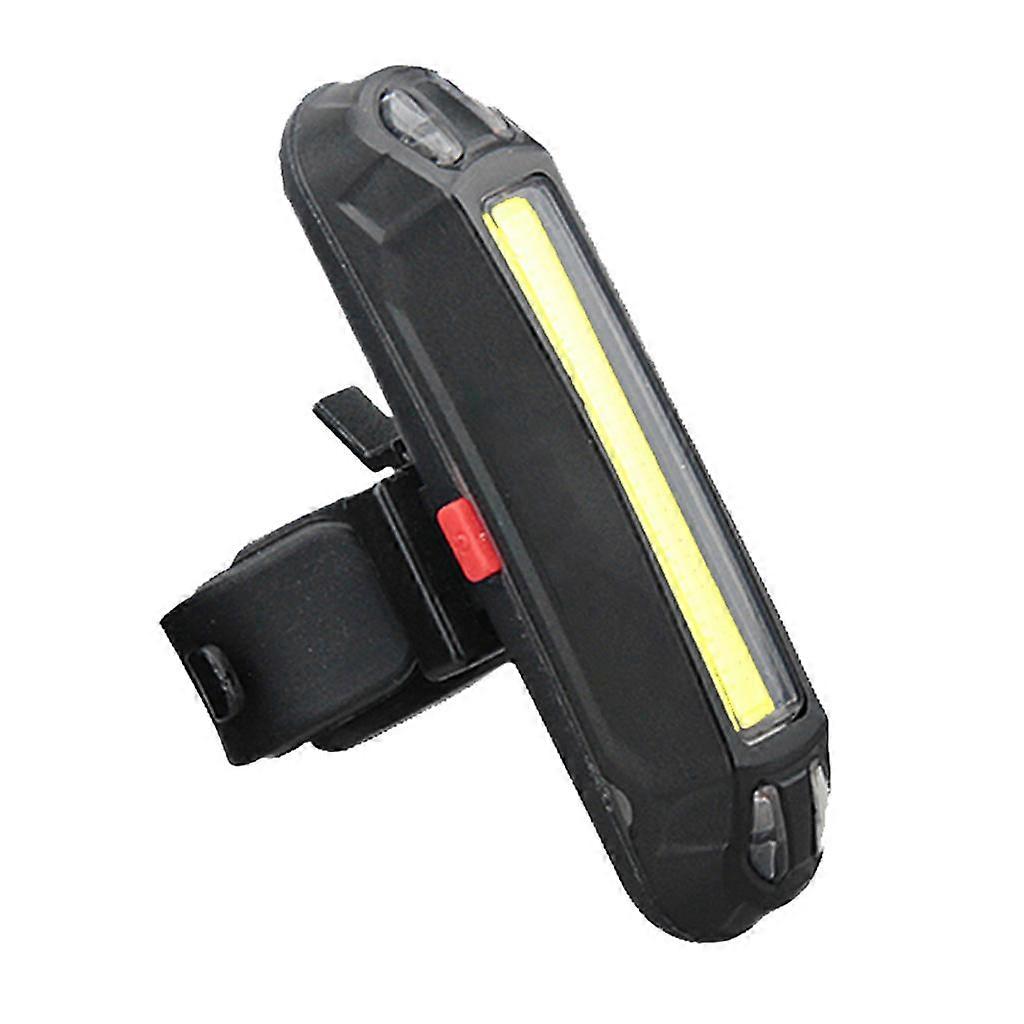 USB Rechargeable Front Rear Light Safety Strobe Flash Lights Red White Light