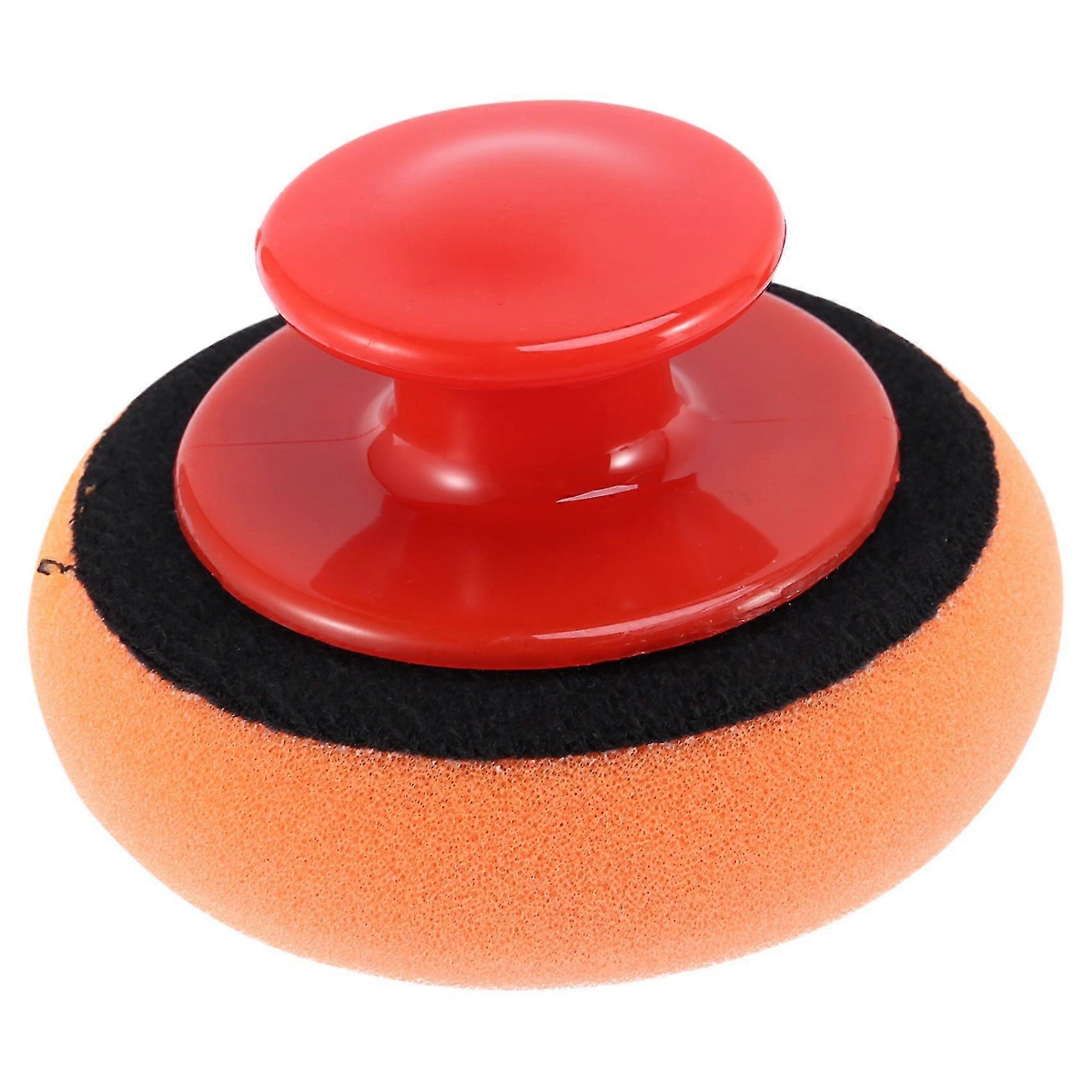 6pcs / set Auto Wachs Waschen Polish Pad Schwamm Reinigung Schaum Kit Mikrofaser Applikator Pads mit Greifer H