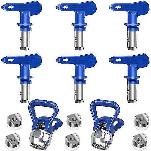 Airless Paint Nozzles Set,Reversible Spray Tips Airless Paint Sprayer Nozzle Tips