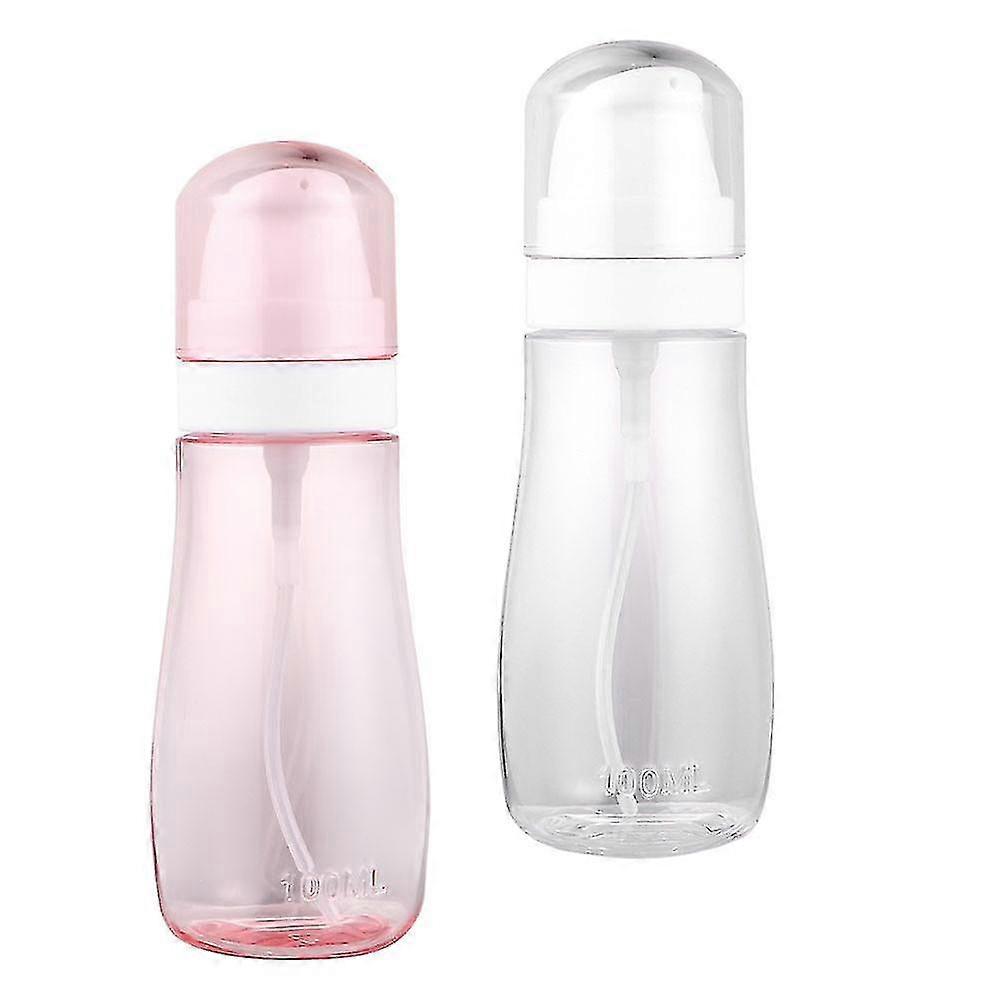 2pcs Travel Sub Bottles Small Sunscreen Spray Bottles Sample Empty Bottles
