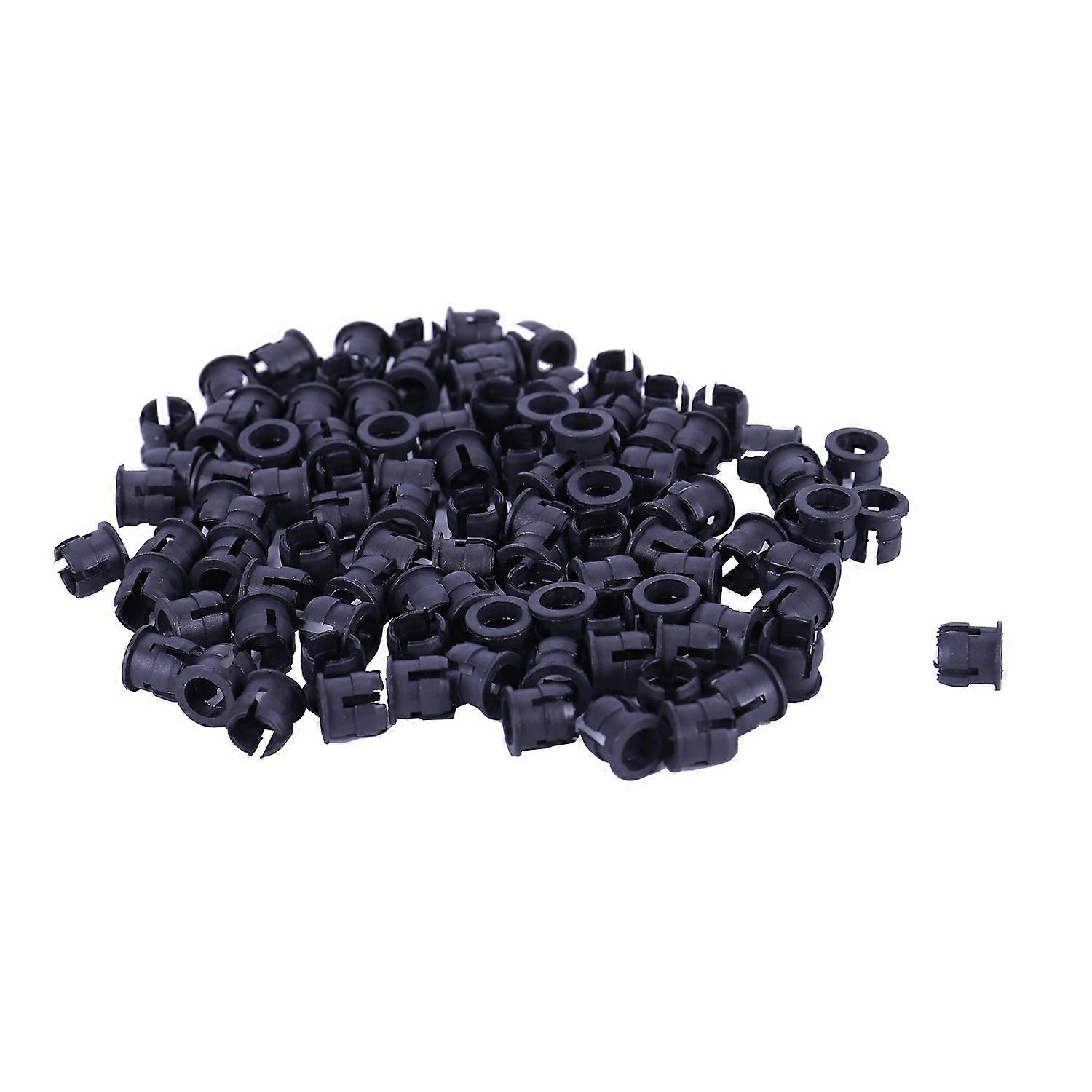 100 stk. sorte plastik 5 mm LED-klipsholdere til displaypanelmontering