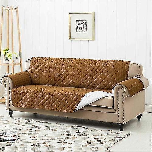Reversible Sofa Throw Quilted Sofa Covers Anti Slip  Dog Pet Protector