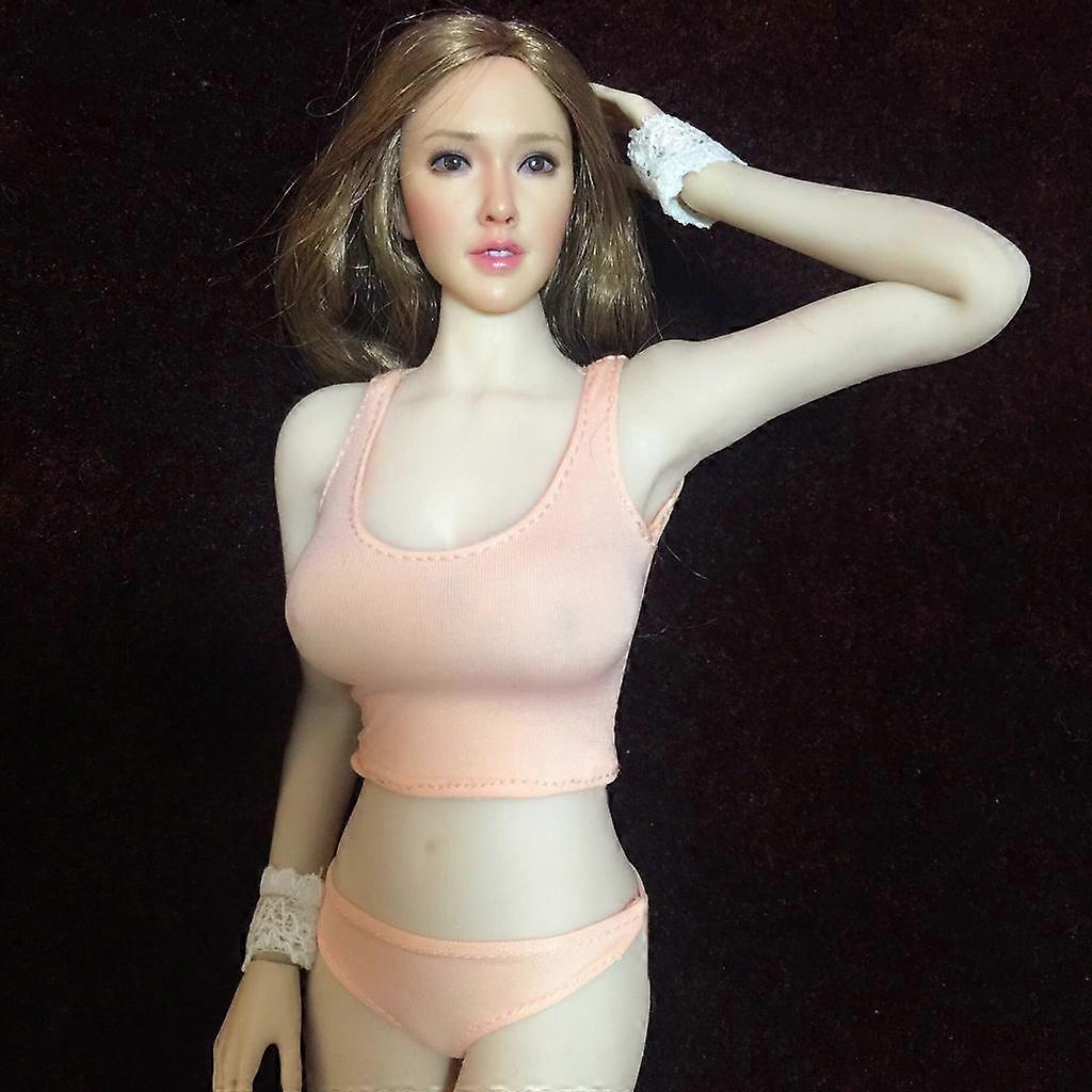 1/6 weibliche Weste Weskit Weste für 12 '' Phicen Action Figur Körper Puppe Spielzeug Grau