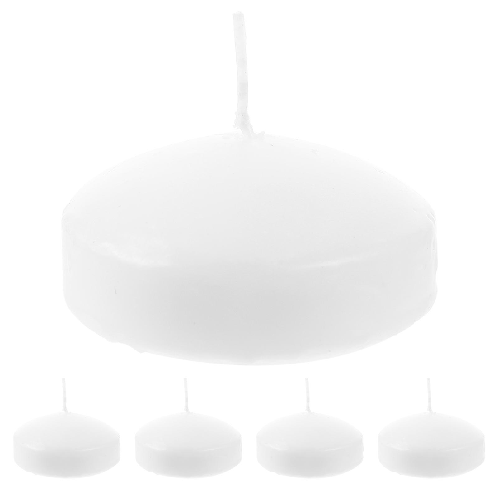 5pcs Round Floating Candles Party Unscented Candles Wedding Party Layout Floating Candle