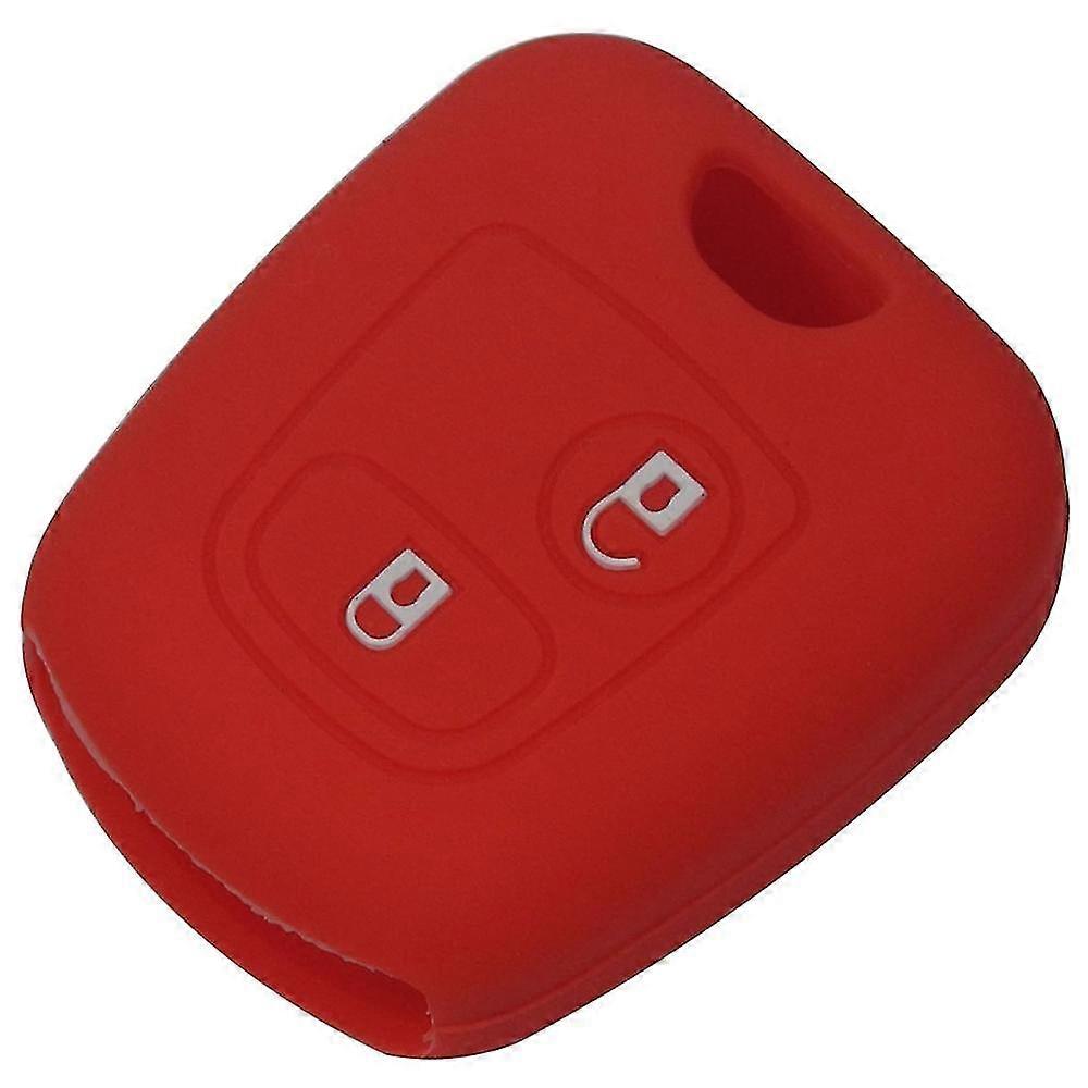 New Remote Car Key Silicone Rubber Case Cover For Peugeot 107 206 307 207 408 Key Protector Holder Shell 2 Buttons