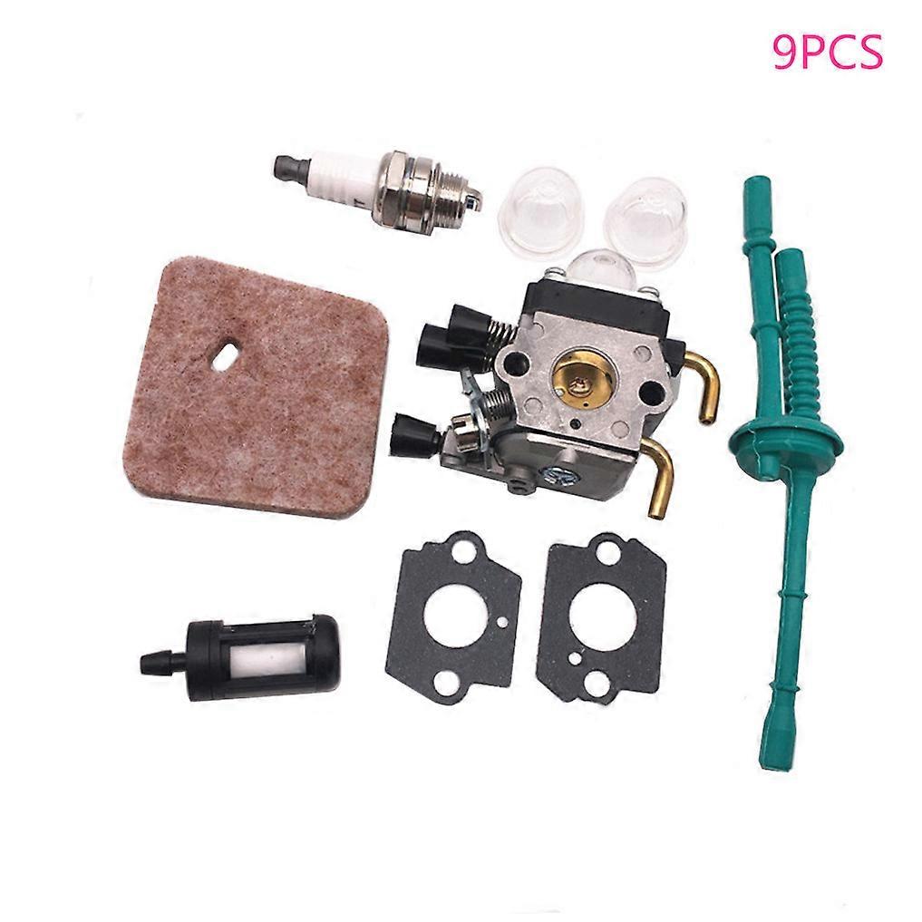 Carburetor Kit for STIHL FS38 FS45 FS46 FS55 KM55 HL45 FS45C FS85 StringTrimmer Weed Eater with Air Fuel Filter Line Gasket Carb