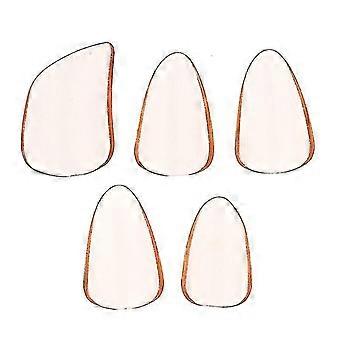5stk Professionel pc Pipa negle Strengeinstrument dele Pipa tilbehør (orange)