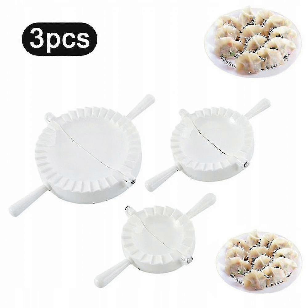 3pcs Manual Dumpling Mould Maker Wrapper Dumpling Mold Tool Kitchen