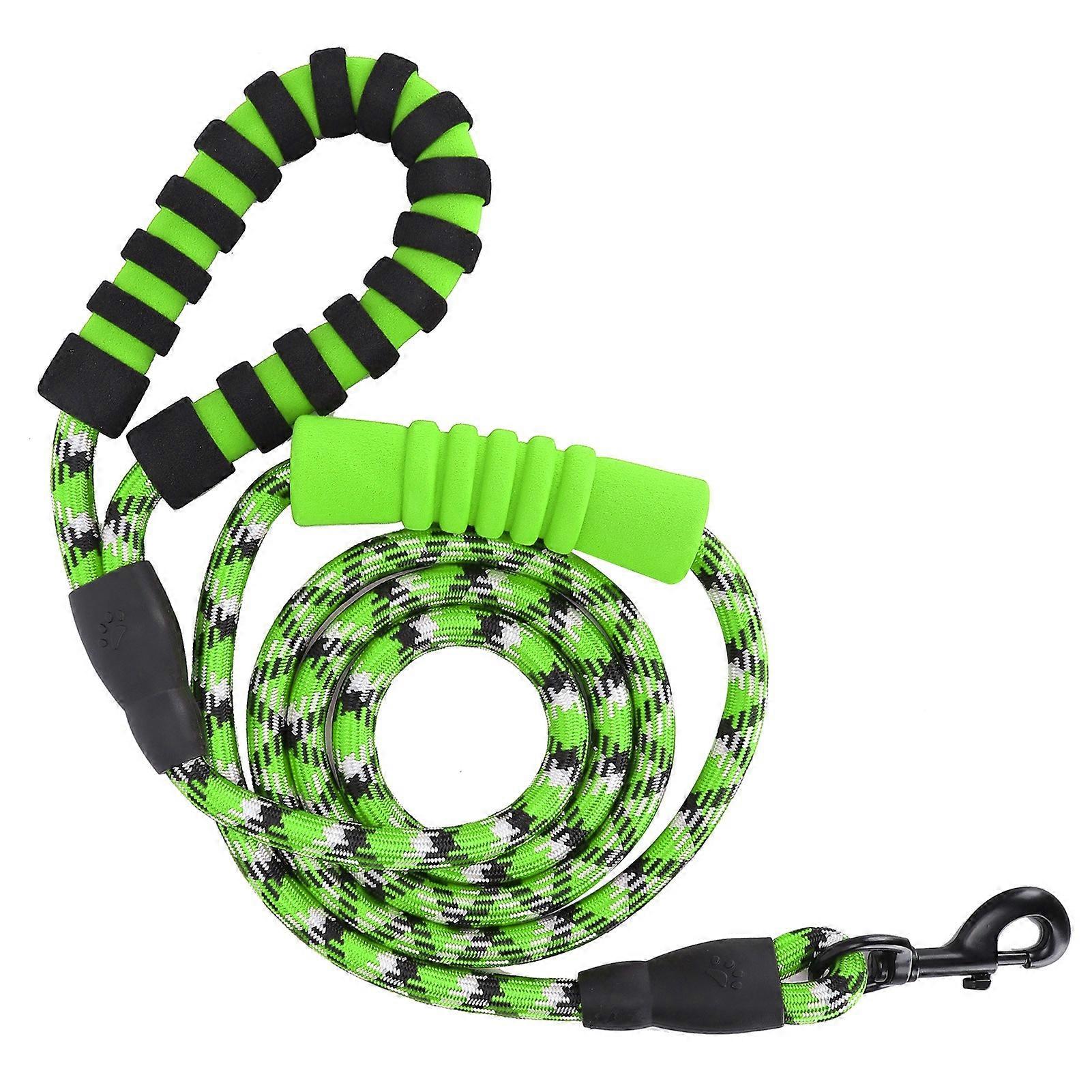 Reflective Pulling Leash for Dogs - Medium to Large - Nylon 69.7in Safety Rope