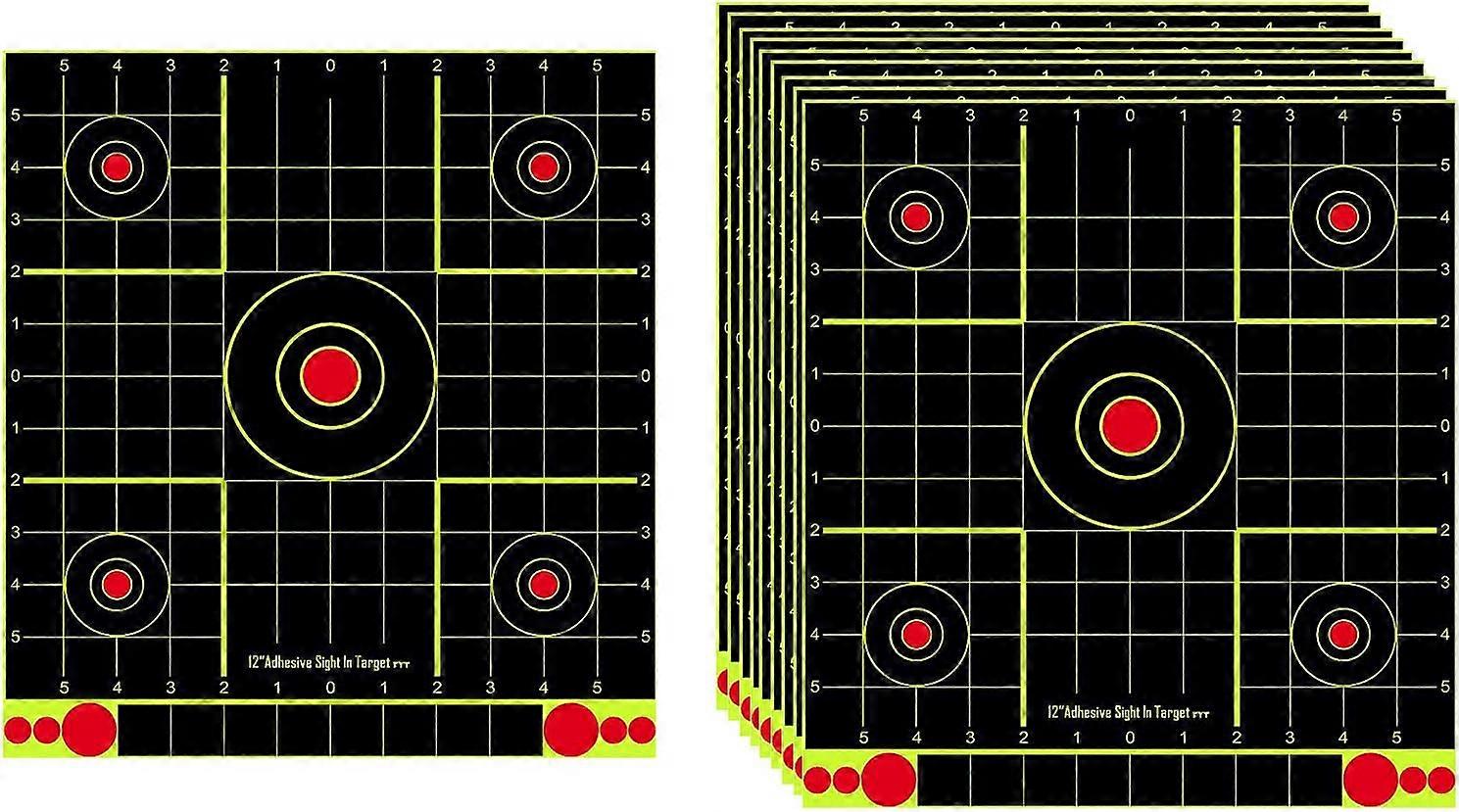 Schießen Zieljagd Trainingshilfen Spritzer Papier Zielscheiben Selbstklebende Aufkleberbögen12 Zoll10 Pack