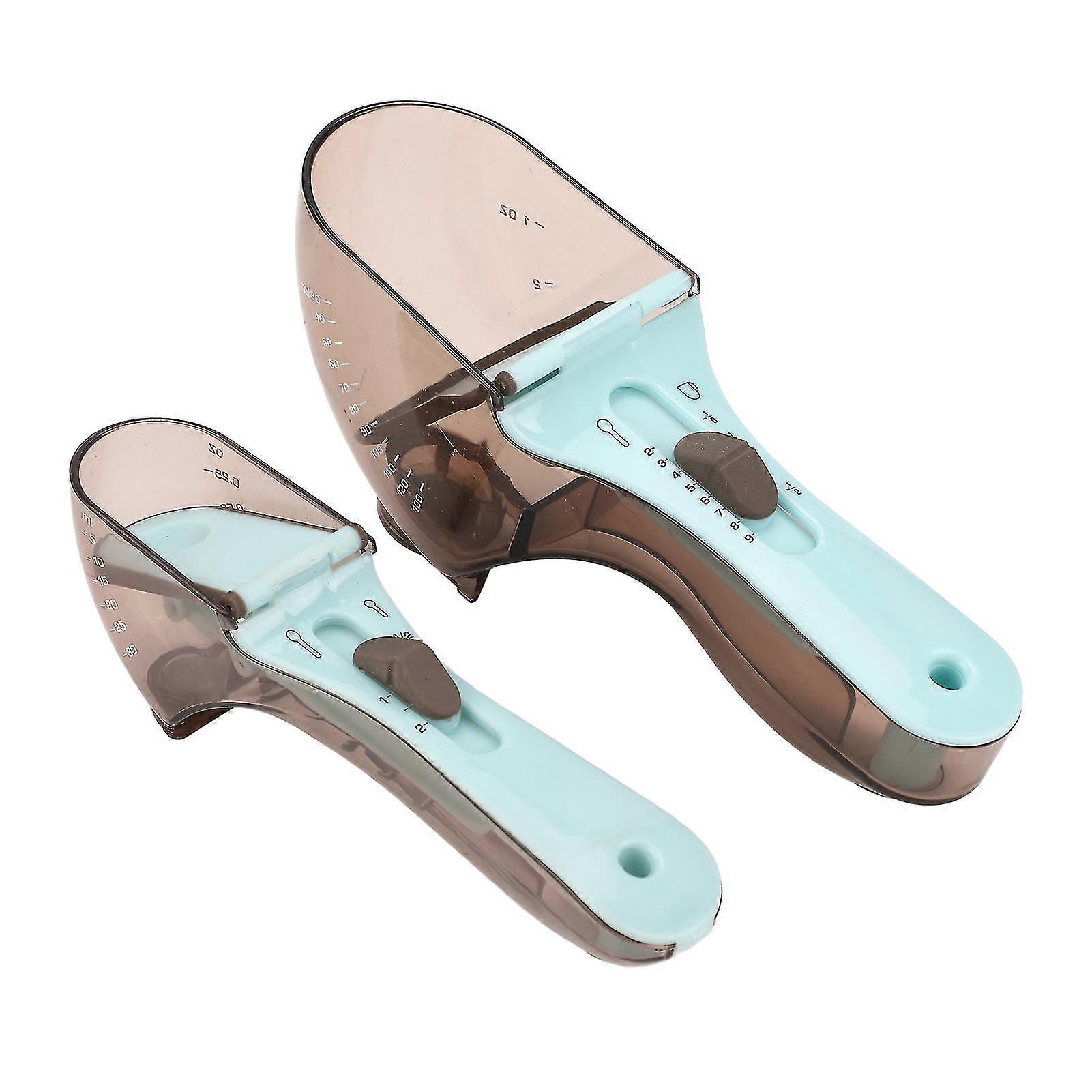 Adjustable Mask Measuring Spoon - 2 Pcs | Scale Design | Ideal for Mask Baking Kitchen Coffee
