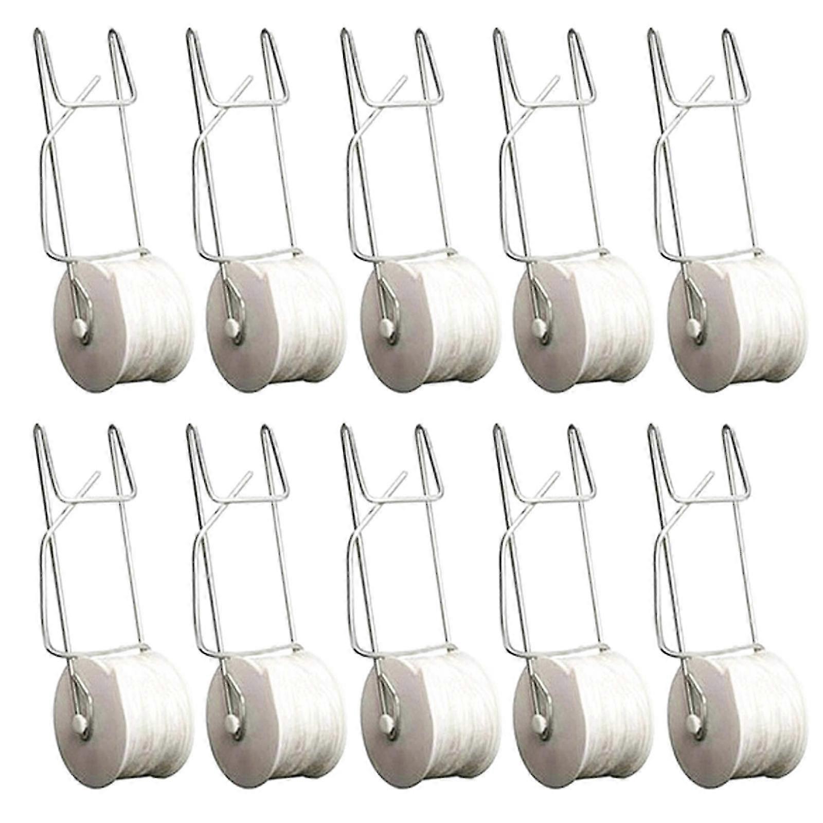 Tomato Roller Hook Lattice Wire Tomato Hook Vine Hook Greenhouse Plant Hook 10pc