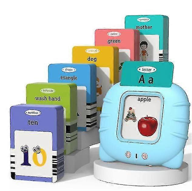 幼児向けトーキングフラッシュカード 1 2 3 4 5、言語療法玩具、自閉症玩具、カード255枚、510面、教育学習インタラクティブ玩具