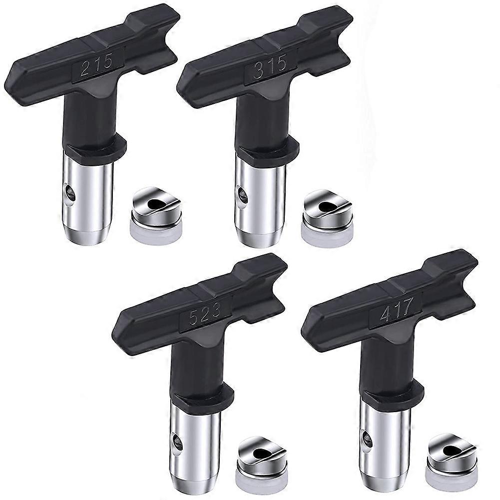 4Pcs Reversible Airless Paint Sprayer Nozzle Tips, Airless Sprayer Spraying Machine Parts(215,315,4