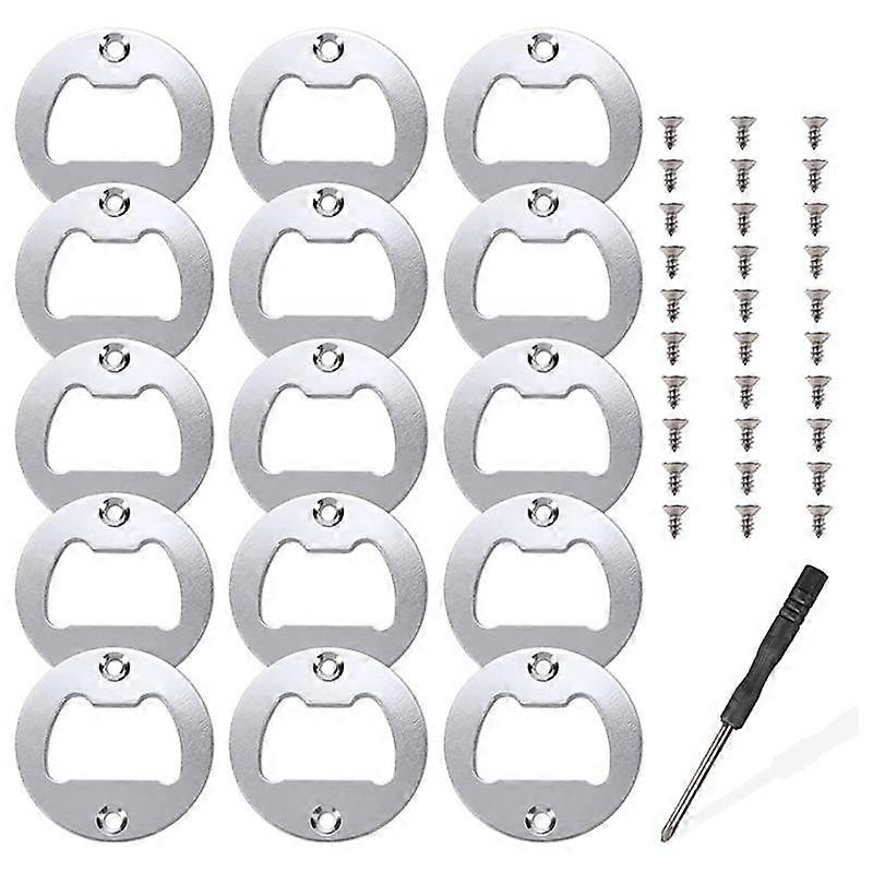Stainless Steel Bottle Opener Inserts Hardware, Metal Insert Parts Kit for Bottle Opener Resin Cast