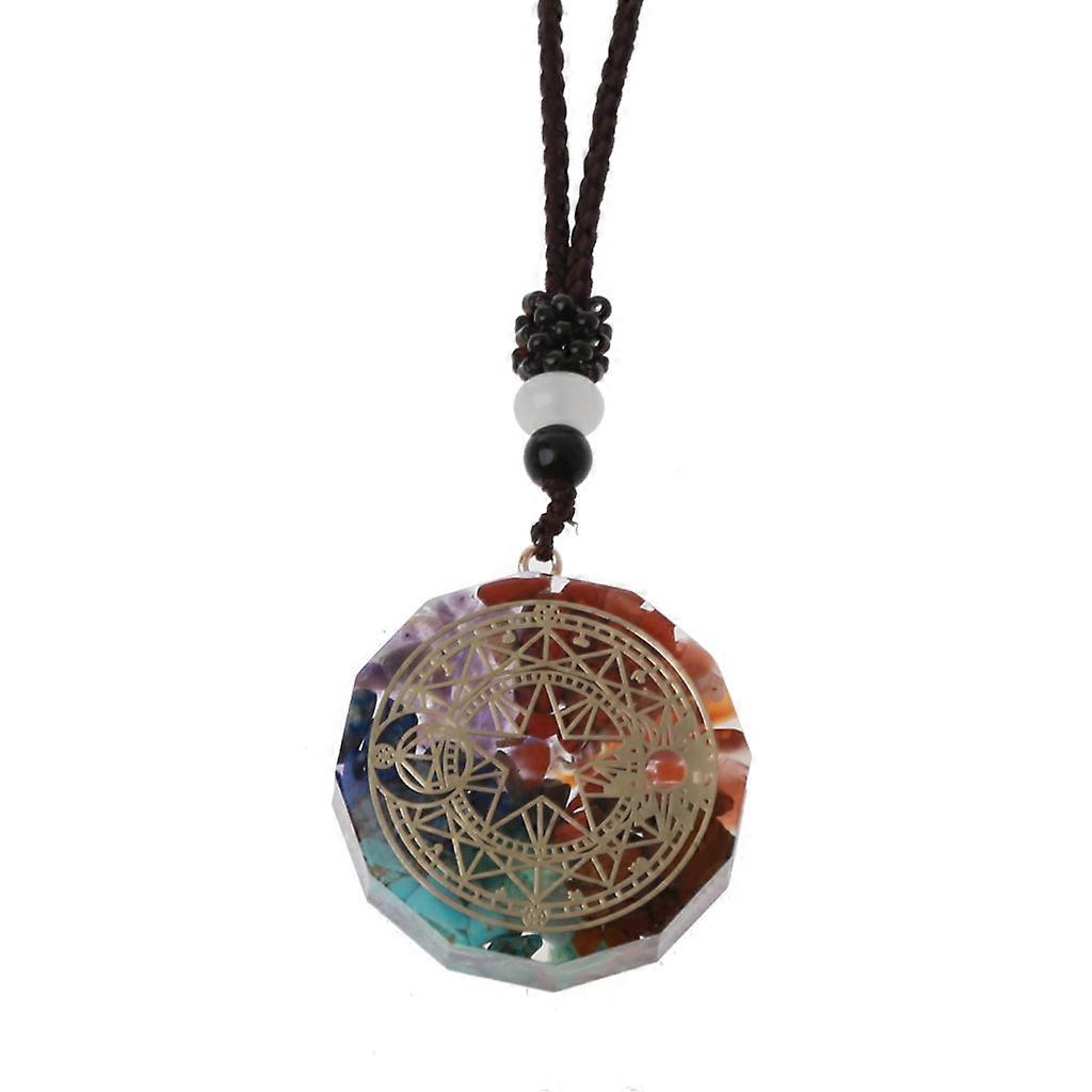 Métatron Cube Orgonite énergie collier Orgone pendentif collier pour anniversaire
