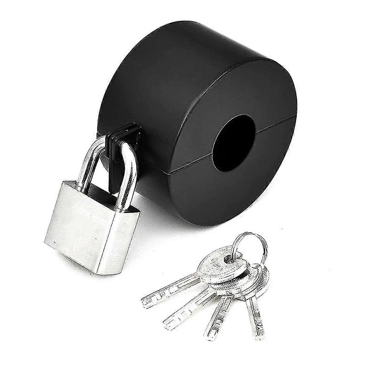 Door Handle Lock, Door Knob Lock Out Device, Disable The Doorknob/faucet/valve, Door Knob Child (with Padlock)