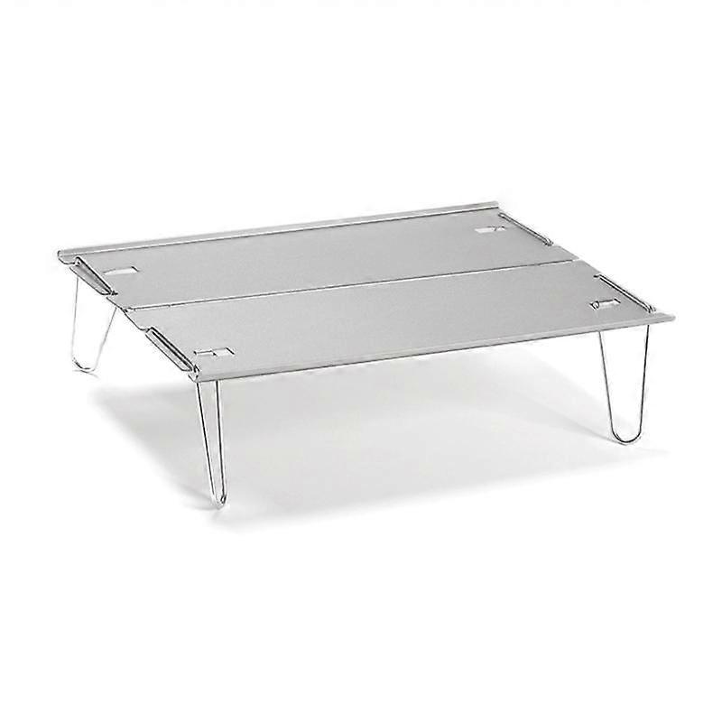 Outdoor campsite picnic table, light folding table with hard top, mini alloy table with transport bag, new