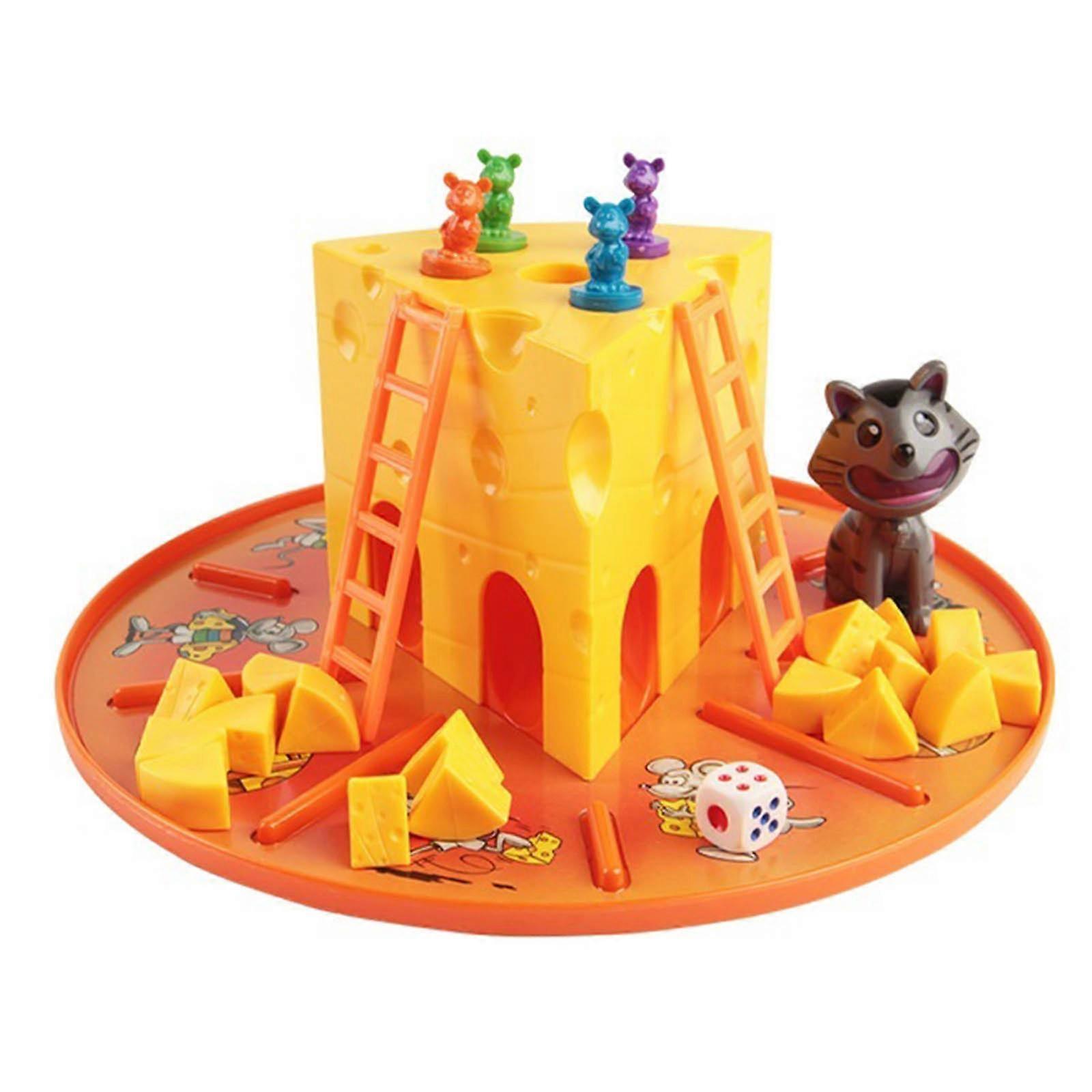 for Cat and Mouse- Cheese Game Parent-Child Interactive Board Game Toys