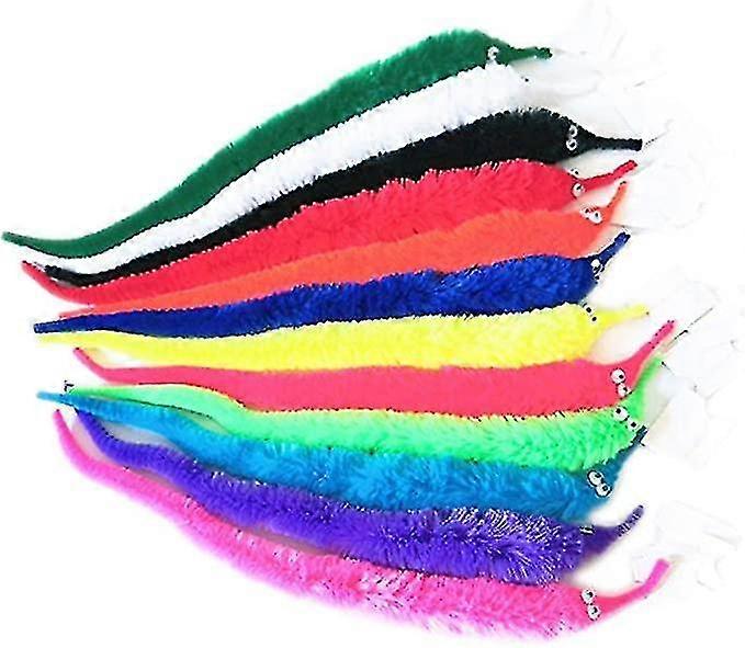 Caterpillar Magic Props Tricky Novelty Toys 12 Random Colors 20cm