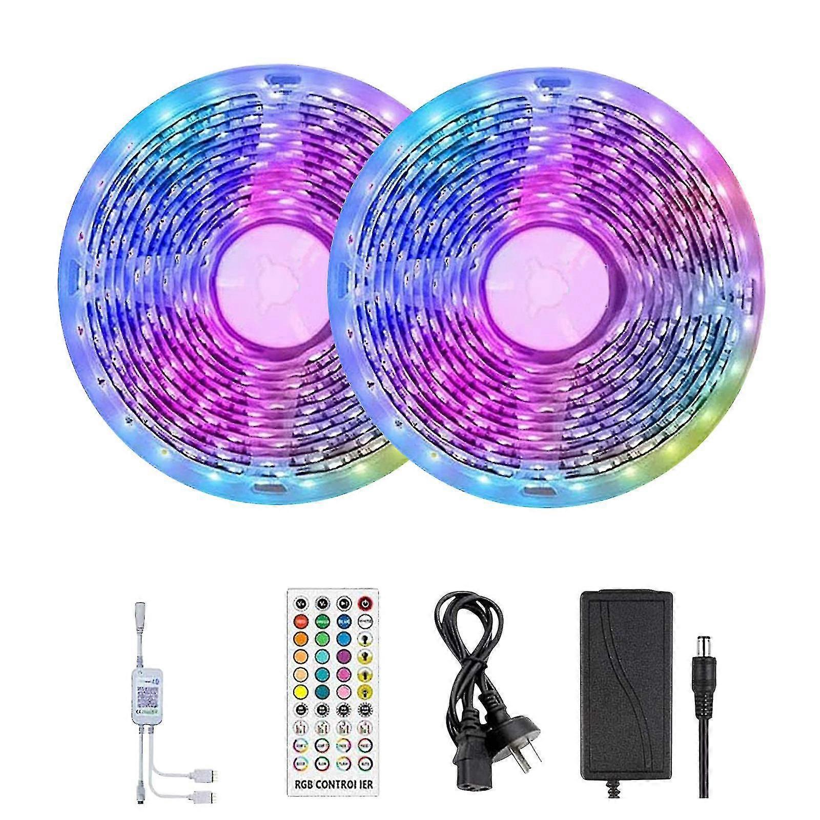 50ft Rgb Led Strip Lights لون طويل جدا تغيير قطاع الضوء 600leds مشرق